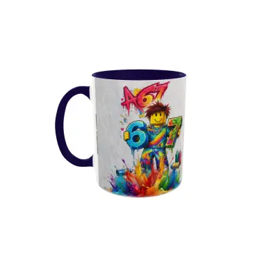 6 7 six seven (poza si nume), cana ceramica, 330ml, cgs1846